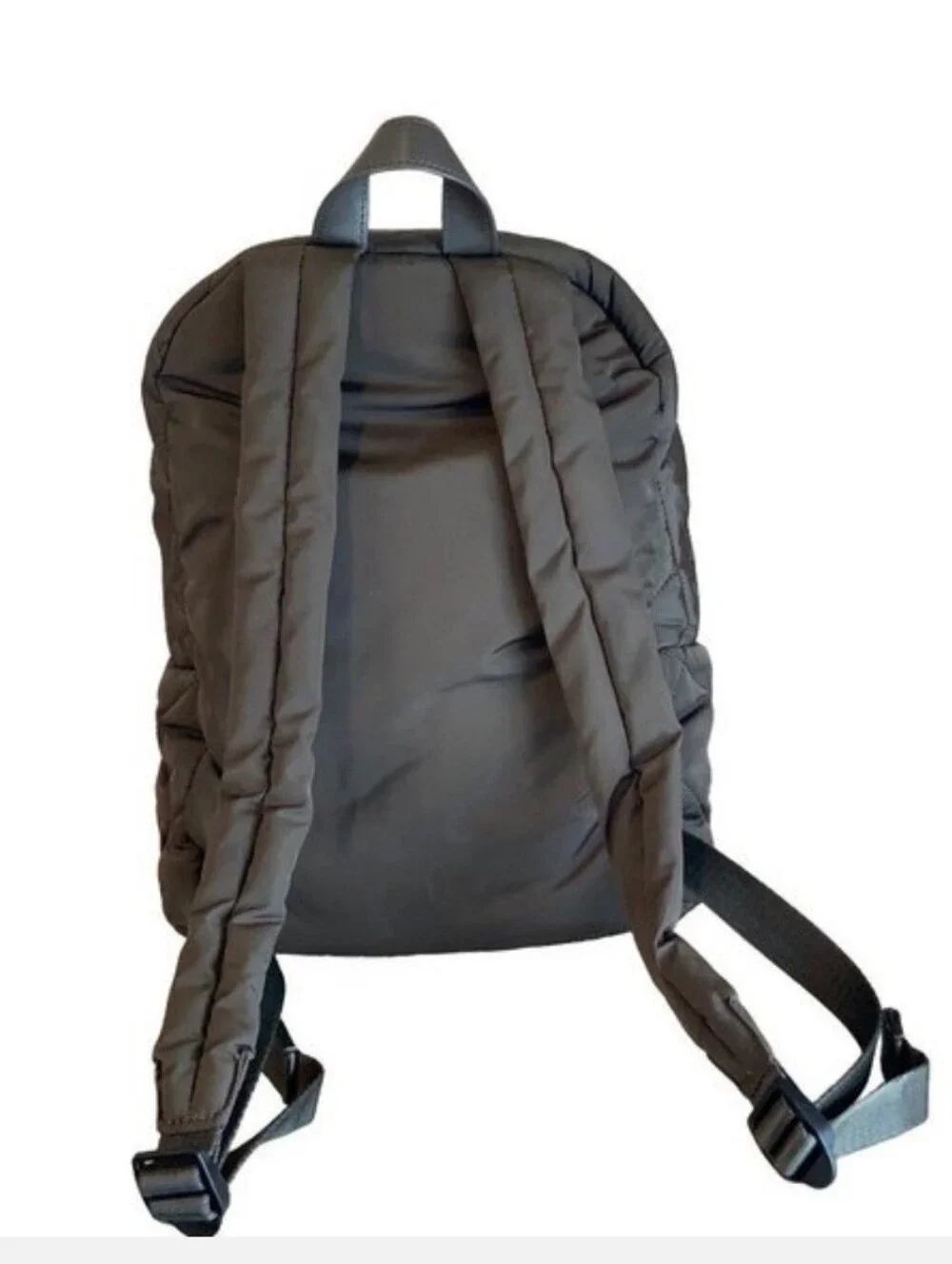 Olive Green Marc Jacobs Quilted Nylon Full Size Backpack